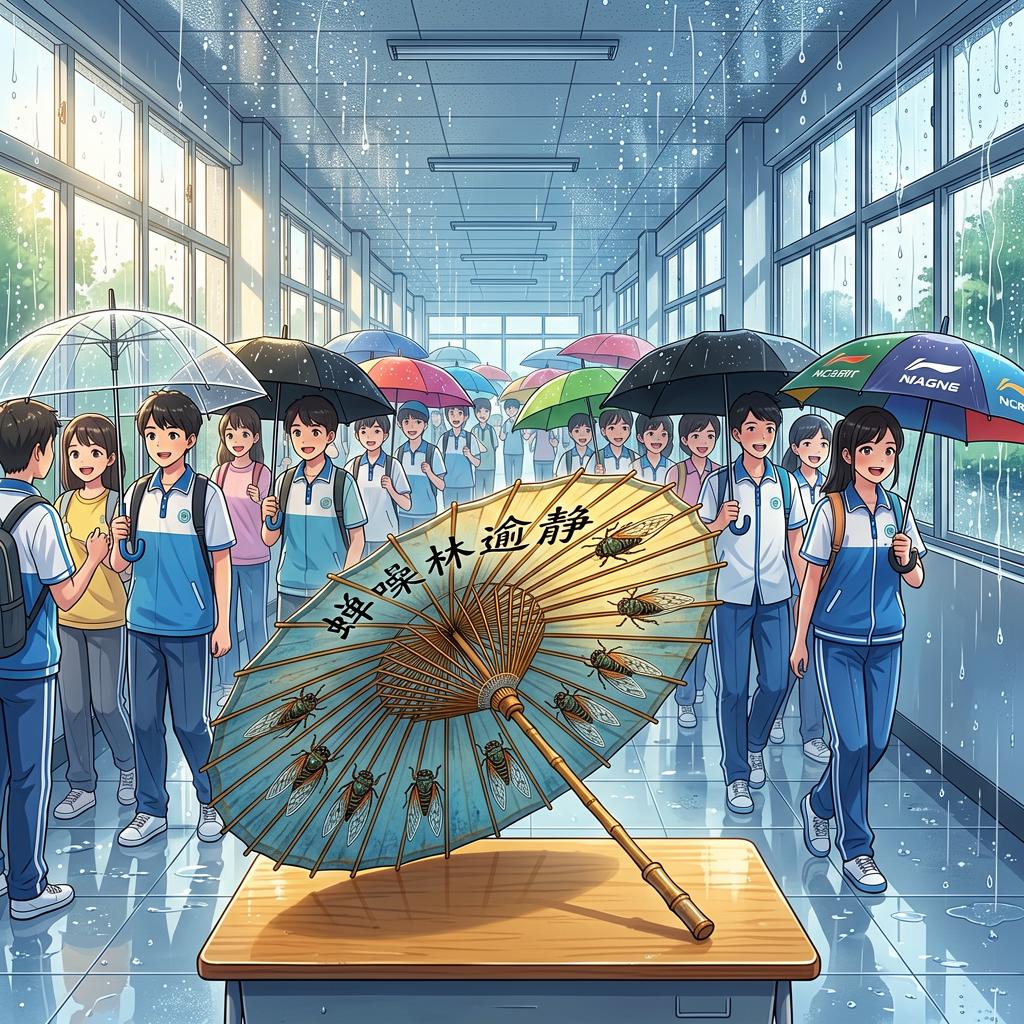 伞下蝉鸣